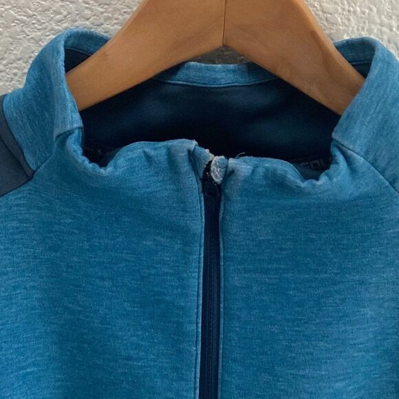 Under Armour Golf UA Storm Cold Gear 1/4 Zip Pullover Sweatshirt Jacket Blue 2XL - Picture 2 of 5